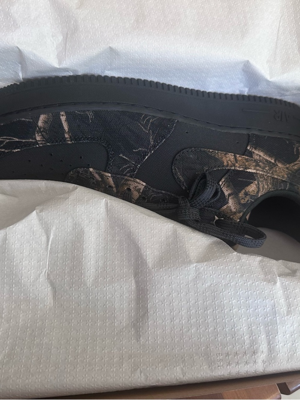 Nike Black with Brown Camo Air Force 1 Low - Picture 11 of 15